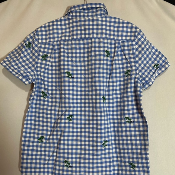 Polo by Ralph Lauren Blue and Green Casual Button Down Shirt Size 14-16 - Picture 12 of 13